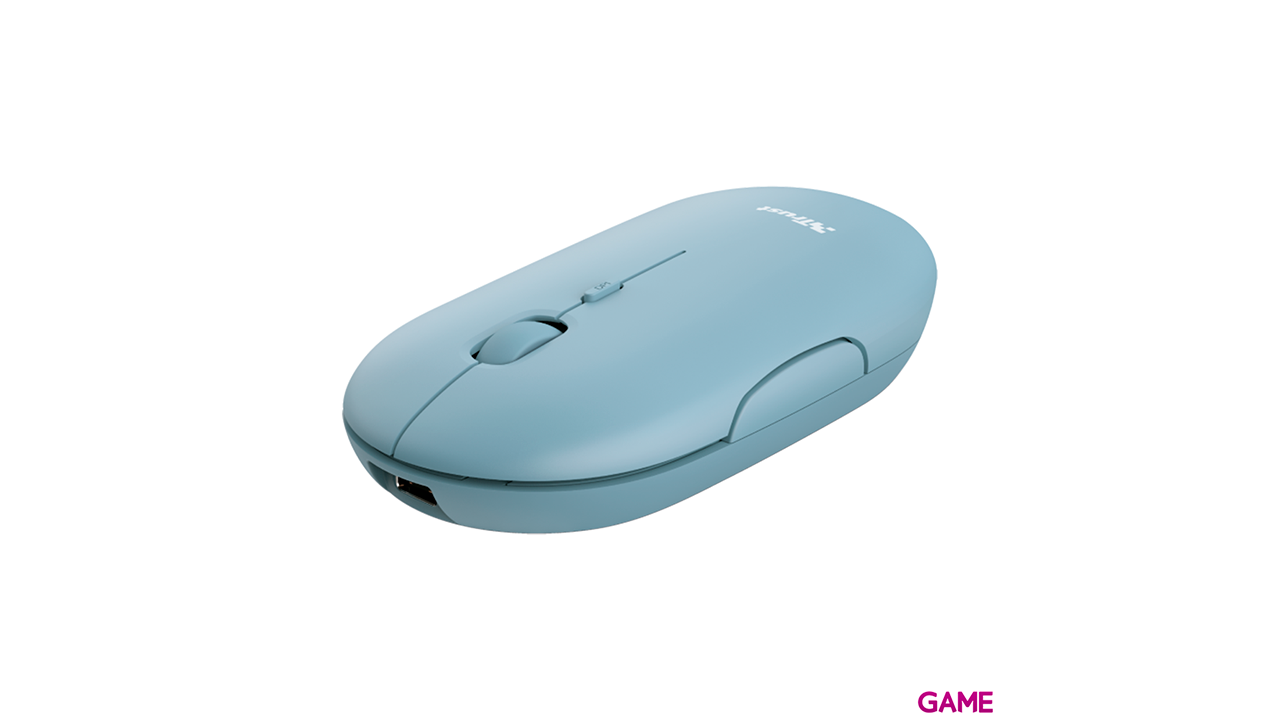 Trust Puck ratón Ambidextro RF inalámbrica + Bluetooth 1600 DPI-0