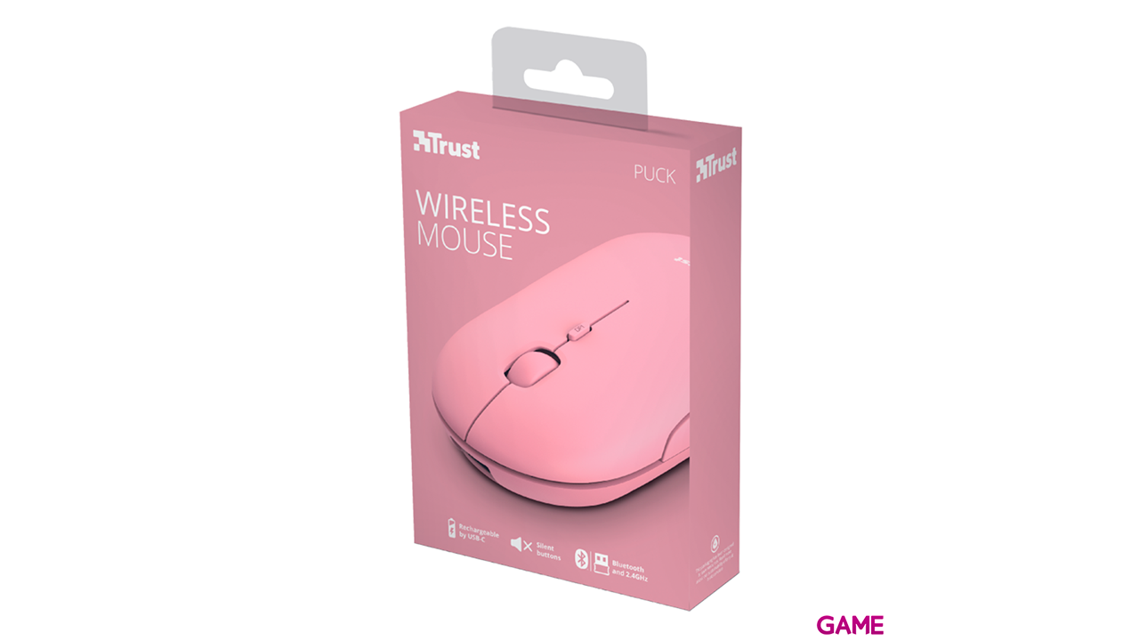 Trust Puck Bluetooth Óptico 1600DPI - Raton-4