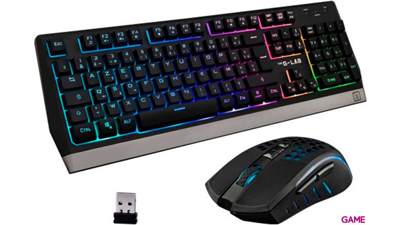 The G-Lab Wireless Gaming Combo Raton y Teclado - Combo-1