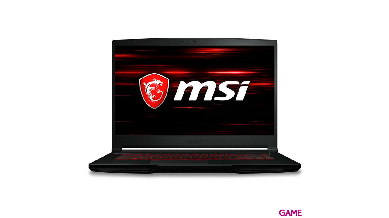 MSI GF63 Thin 10SCSR-1051XES i7-10750H - GTX 1650 - 16GB - 512GB SSD - 15.6´´ - FreeDOS - Ordenador Portatil Gaming-0