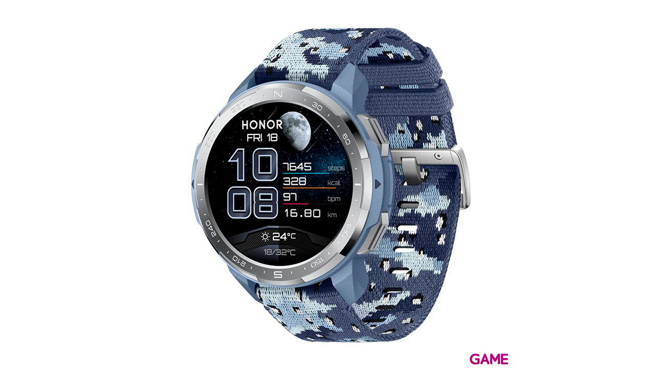 Honor GS Pro Tactil Camuflaje Azul - Reloj Inteligente-0
