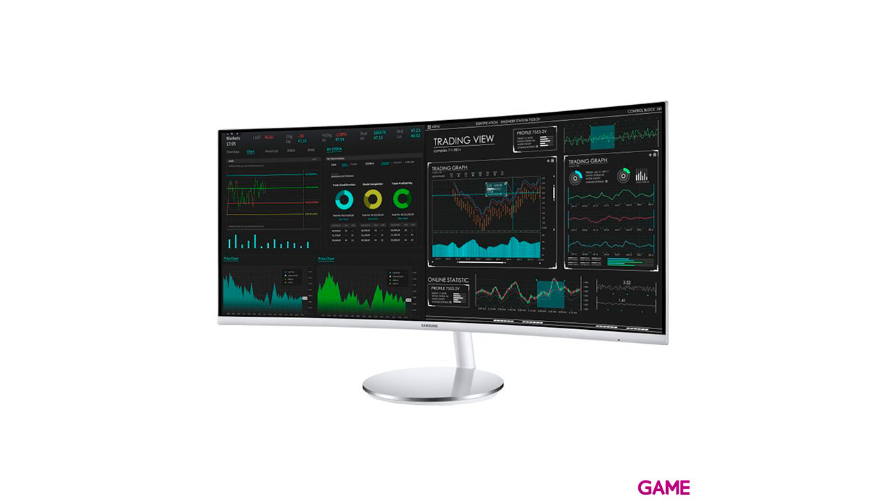 Samsung C34J791WTR 34´´ - QLED - 2K QHD - UltraWide - Monitor-16