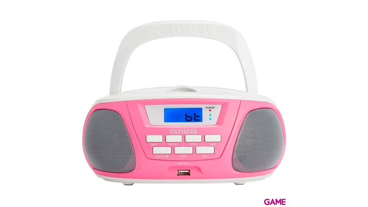 Aiwa Boombox BBTU-300PK - Bluetooth CD USB MP3 - Radio CD-1