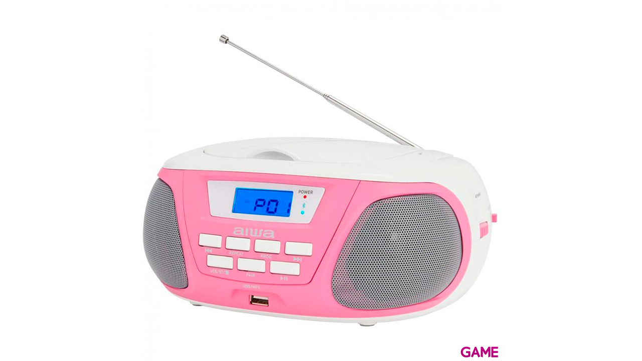 Aiwa Boombox BBTU-300PK - Bluetooth CD USB MP3 - Radio CD-2