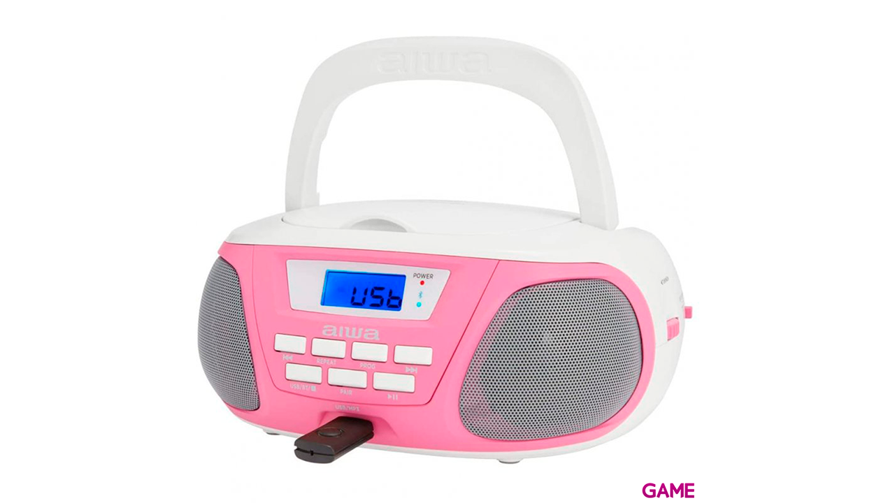 Aiwa Boombox BBTU-300PK - Bluetooth CD USB MP3 - Radio CD-4