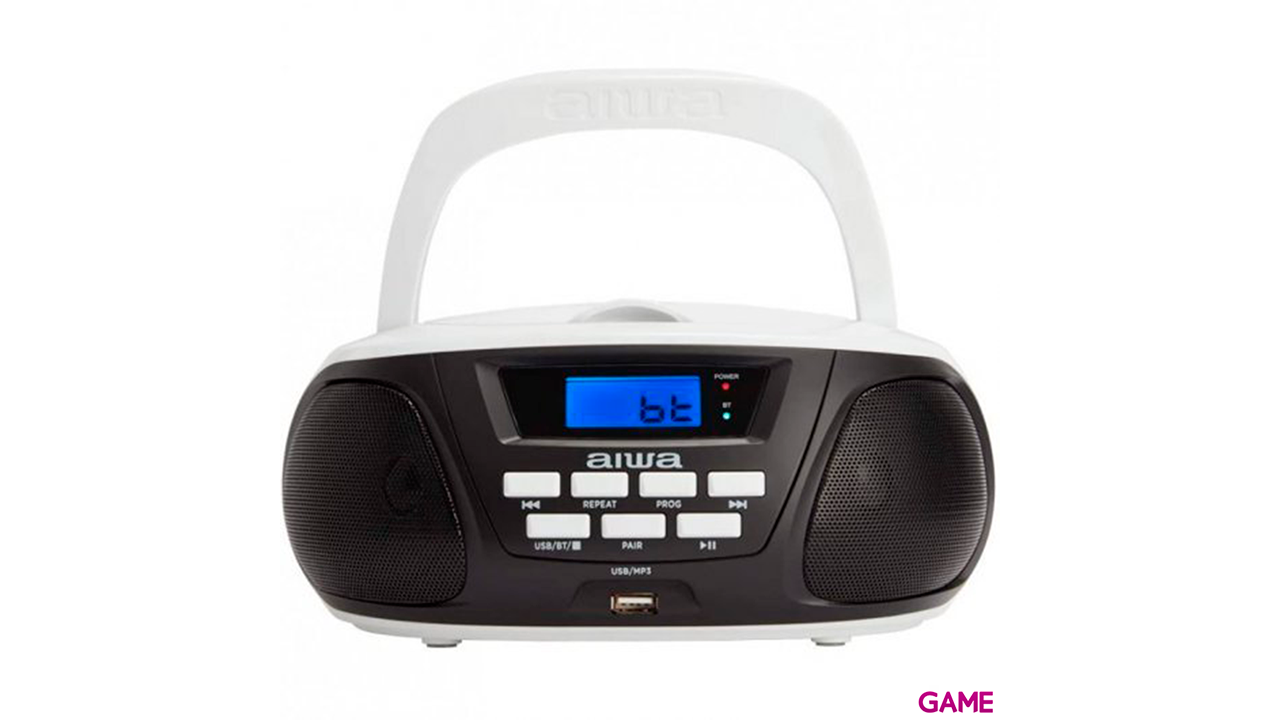 Aiwa Boombox BBTU-300BW - Bluetooth CD USB MP3 - Radio CD-0