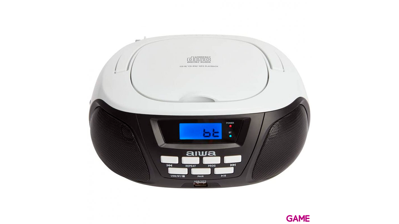 Aiwa Boombox BBTU-300BW - Bluetooth CD USB MP3 - Radio CD-2