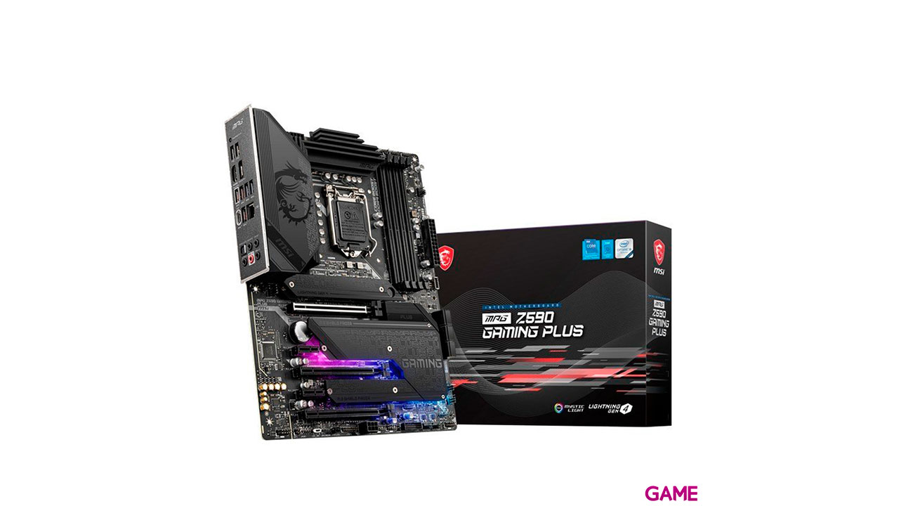 MSI MPG Z590 GAMING PLUS LGA 1200 ATX - Placa Base-0