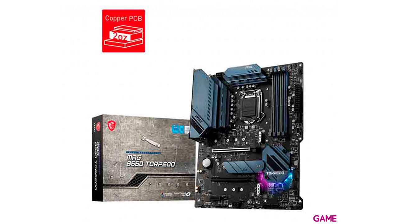 MSI MAG B560 TORPEDO LGA 1200 ATX - Placa Base-0
