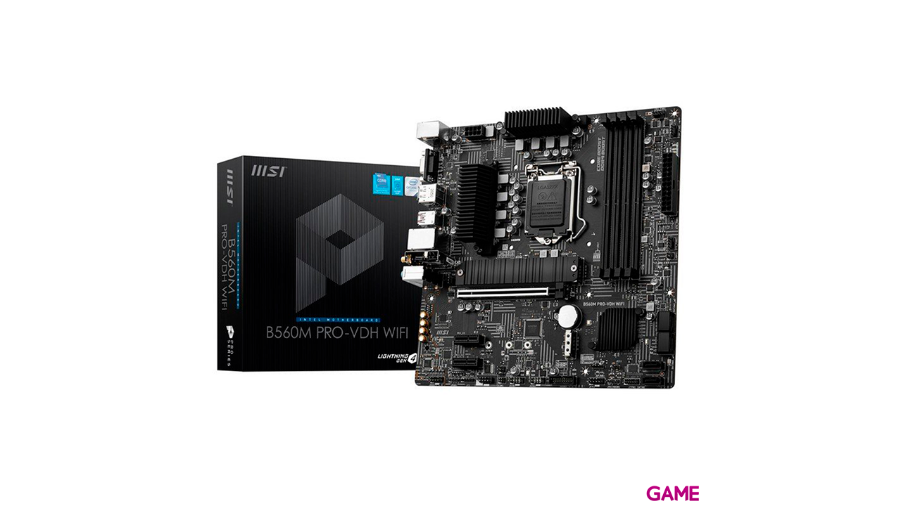 MSI B560M PRO-VDH WIFI LGA 1200 micro ATX - Placa Base-0
