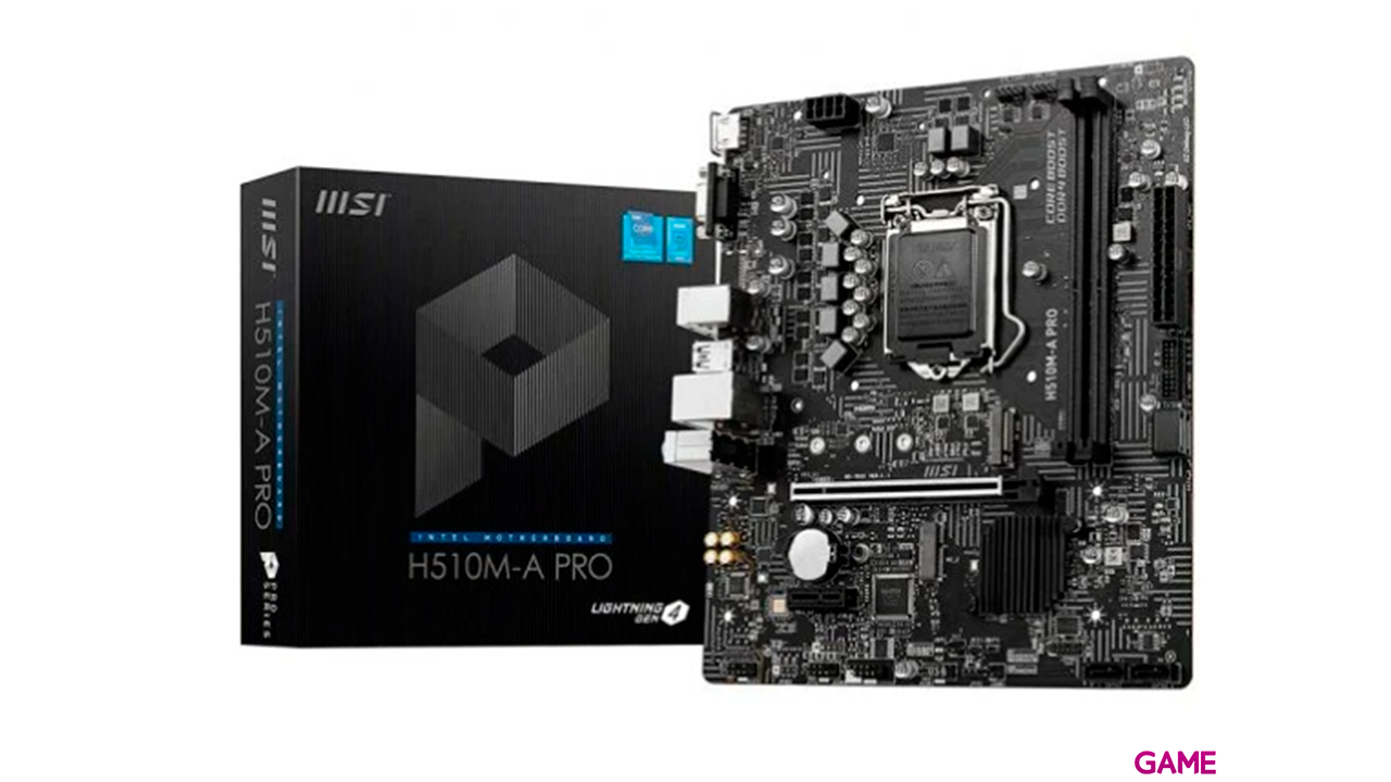 MSI H510M-A Pro Intel H510 LGA 1200 micro ATX - Placa Base-0