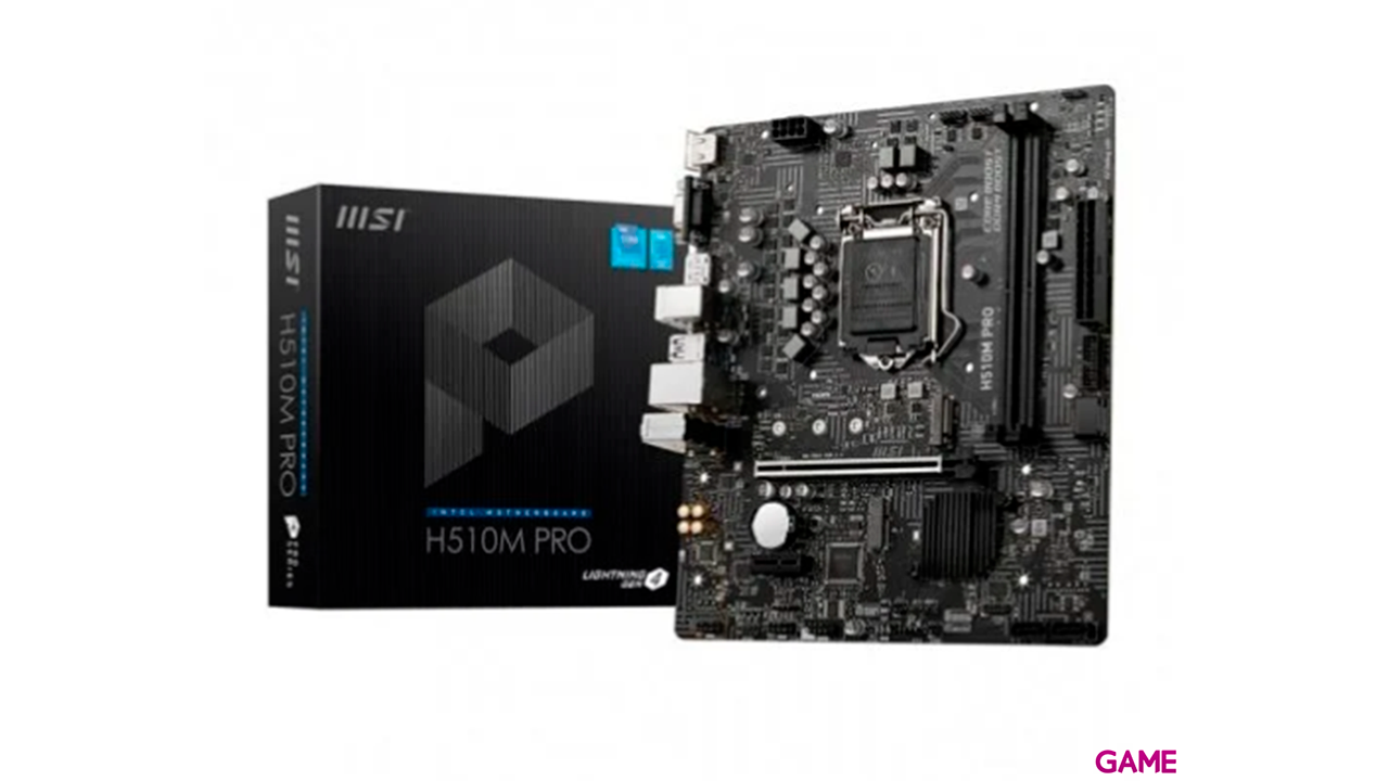 MSI H510M Pro Intel H510 LGA 1200 micro ATX - Placa Base-0