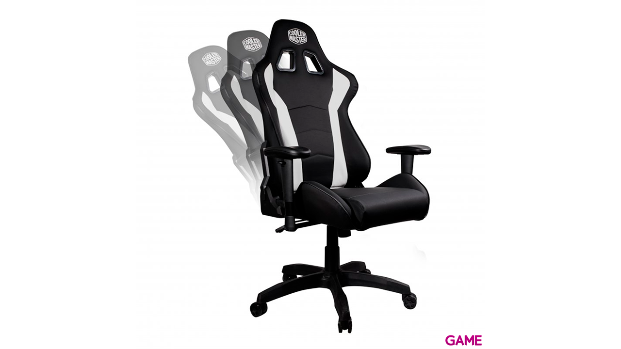 Cooler Master Caliber R1 Negro Blanco - Silla Gaming-3