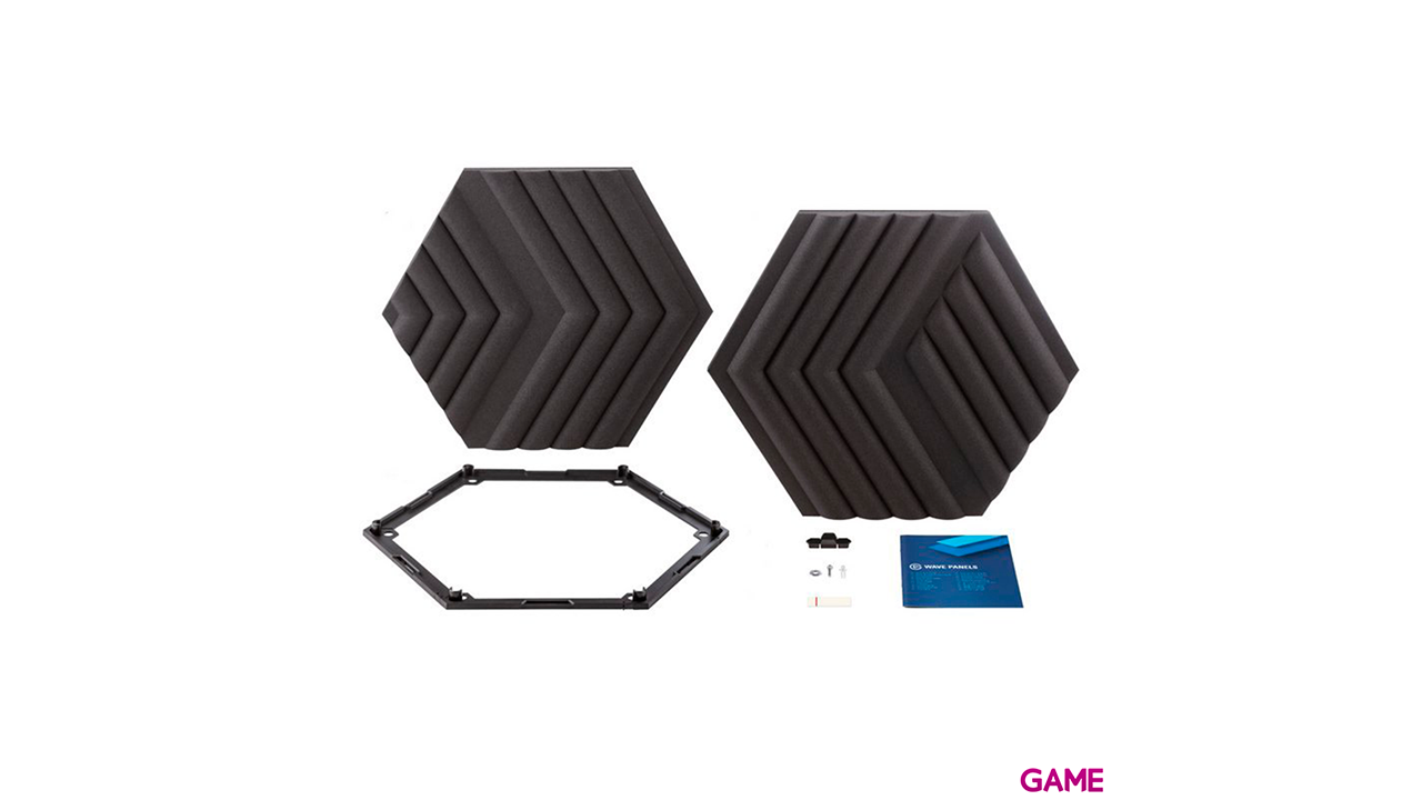 ElGato Wave Panels Starter Set Negro - nsonorizacion-3