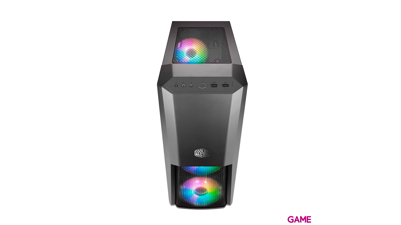 Cooler Master MasterBox MB500 ARGB Midi Tower Negro - Caja Ordenador-0