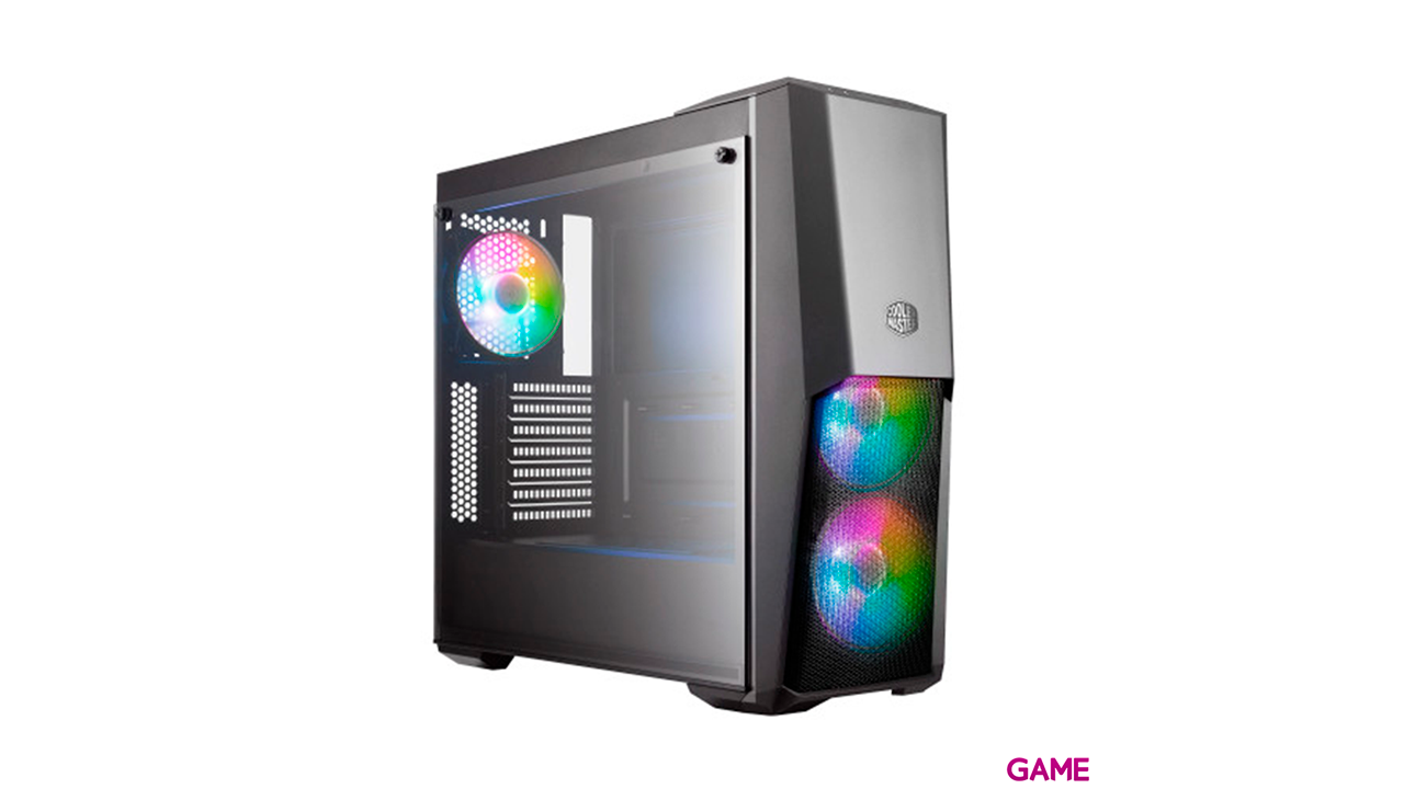 Cooler Master MasterBox MB500 ARGB Midi Tower Negro - Caja Ordenador-1