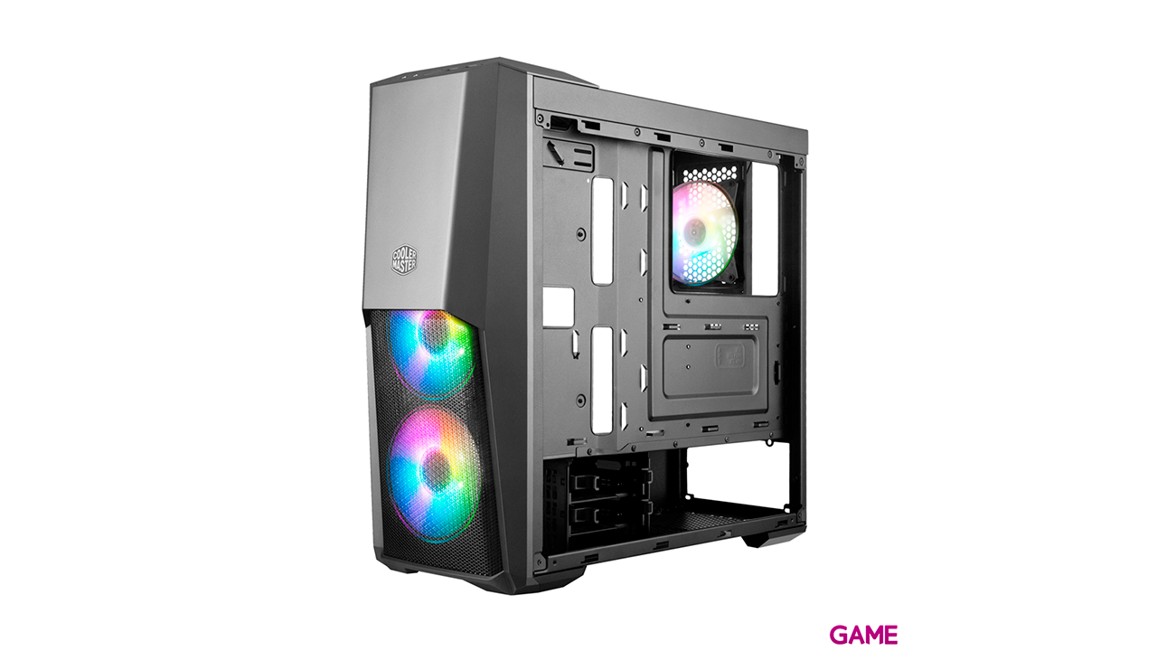 Cooler Master MasterBox MB500 ARGB Midi Tower Negro - Caja Ordenador-3