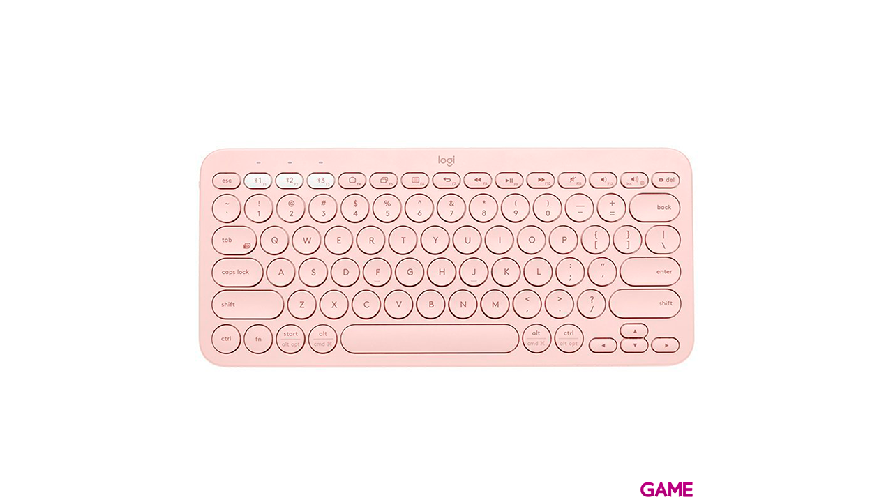 Logitech K380  Bluetooth Rosa - Teclado-0