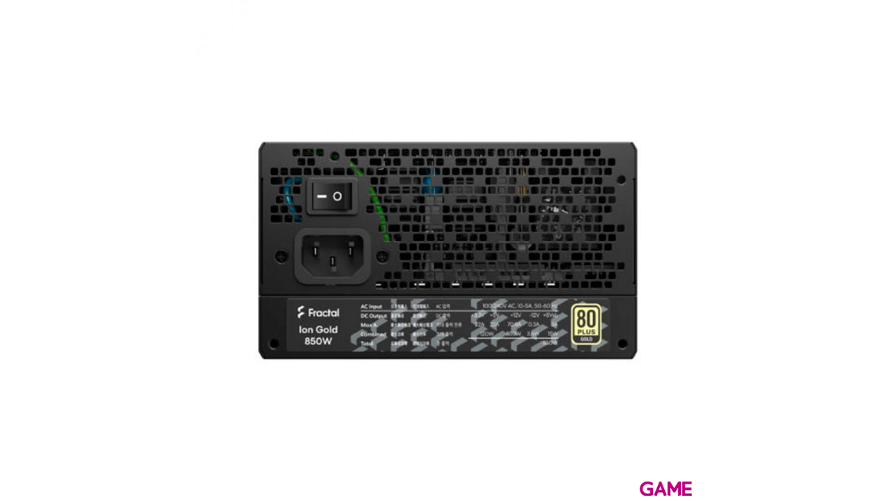 Fractal Design Ion+ 860W 20+4 pin ATX Negro - Fuente Alimentacion-4