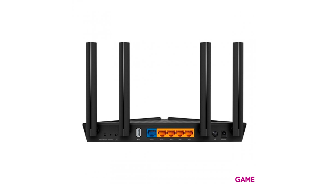 TP-LINK Archer AX20 Gigabit Ethernet Doble banda (2,4 GHz / 5 GHz) Negro - Router-0