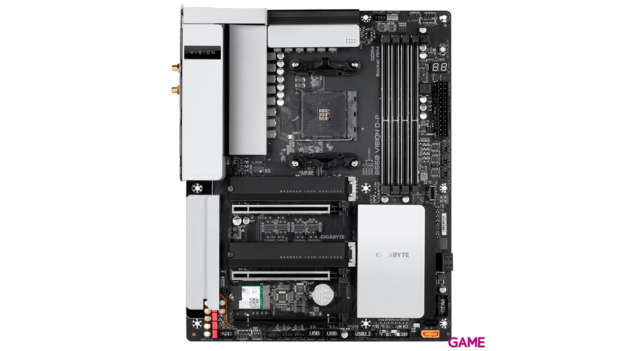 Gigabyte B550 VISION D-P (rev. 1.0) AMD B550 Zócalo AM4 ATX - Placa Base-1