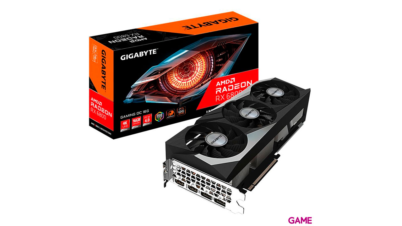 Gigabyte Radeon RX 6800 XT GAMING OC 16G AMD 16GB GDDR6-1