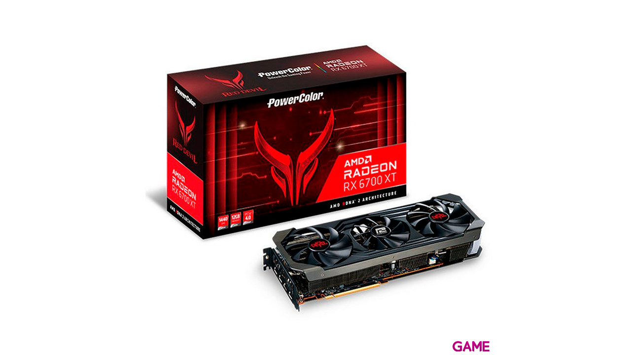PowerColor Red Devil Radeon RX 6700XT 12GB GDDR6 - Tarjeta Grafica-0