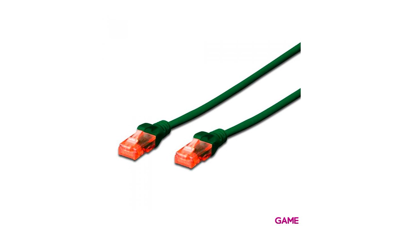 Ewent EW-6U-020 2m Cat6 U/UTP (UTP) Verde - Cable Red-0