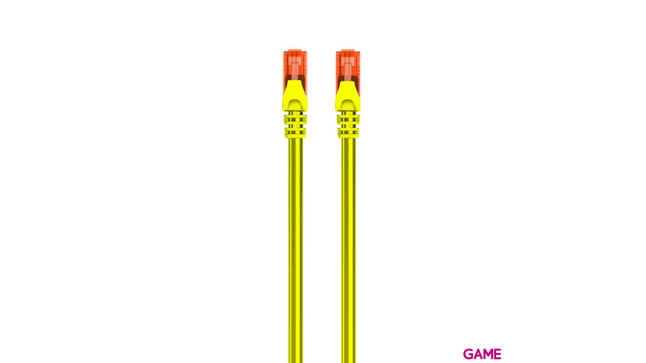 Ewent IM1011Amarillo 1m Cat6 U/UTP  - Cable Red-0