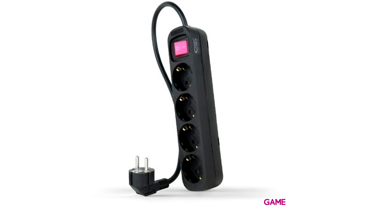 Nanocable 4 Enchufes con Interruptor - Regleta-0