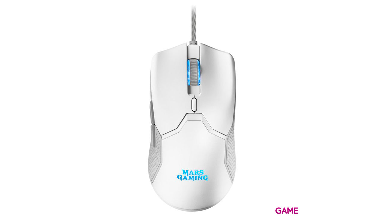 Mars Gaming MCPXWPT Teclado+Ratón+Alfombrilla Blanco PT - Combo-3