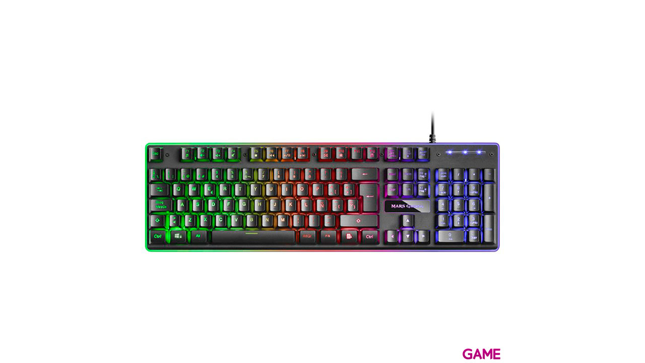 Mars Gaming MCPEXES Teclado+Ratón+Auriculares RGB+Alfombrilla RGB - Combo-1