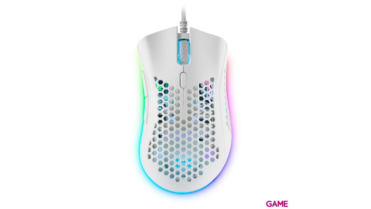 Mars Gaming MMEXW RGB Ultraligero Blanco - Raton Gaming-0