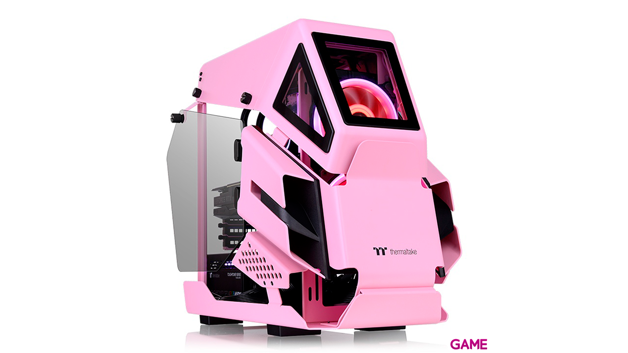 ThermalTake AH T200 Micro Atx Rosa - Caja Ordenador-1