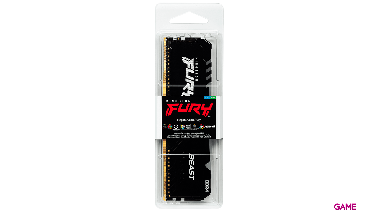 Kingston Technology FURY Beast RGB 8GB 1x8GB DDR4 3600 MHz - Memoria RAM-0