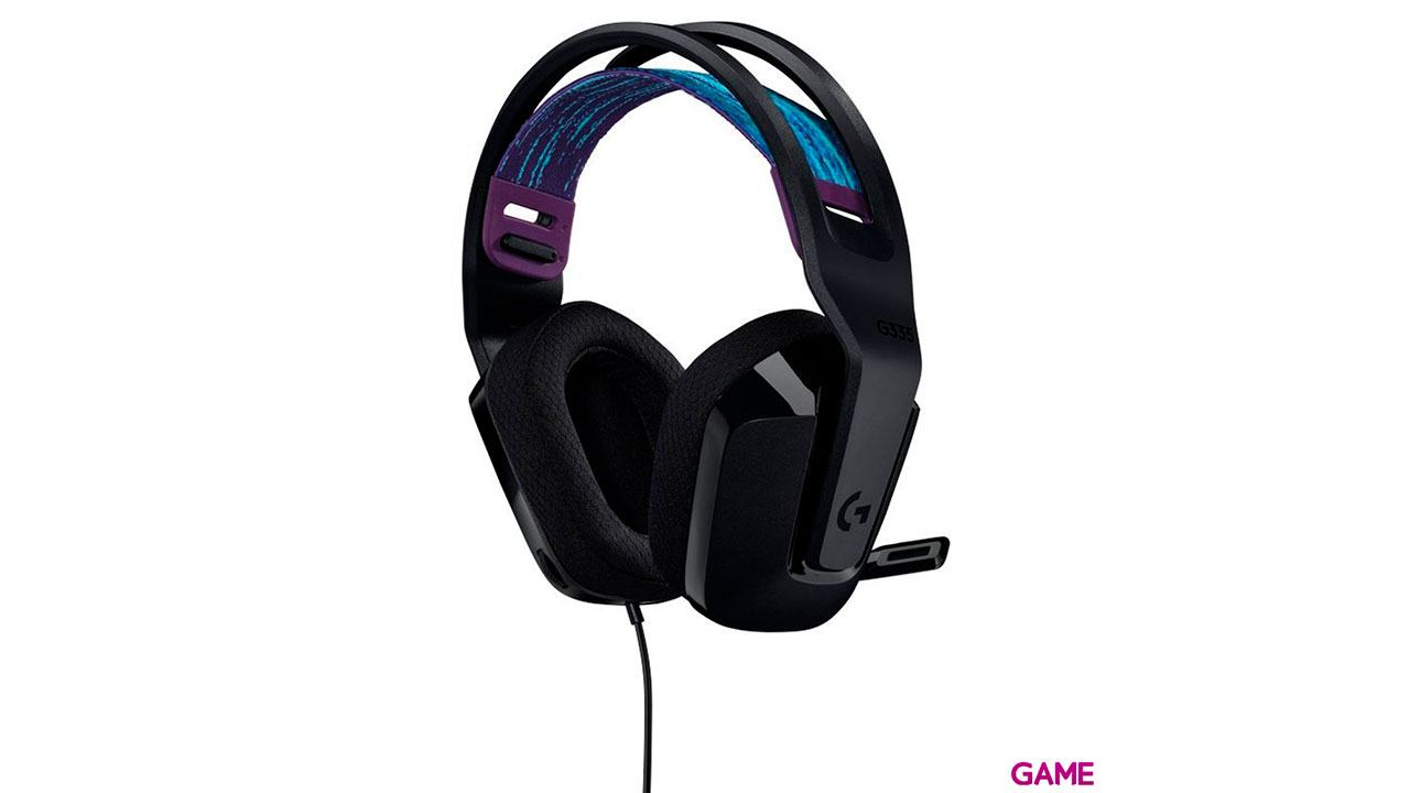 Logitech G335 - 3,5mm - Negro - PC-PS4-PS5-XBOX-SWITCH-MOVIL-Auriculares Gaming-0