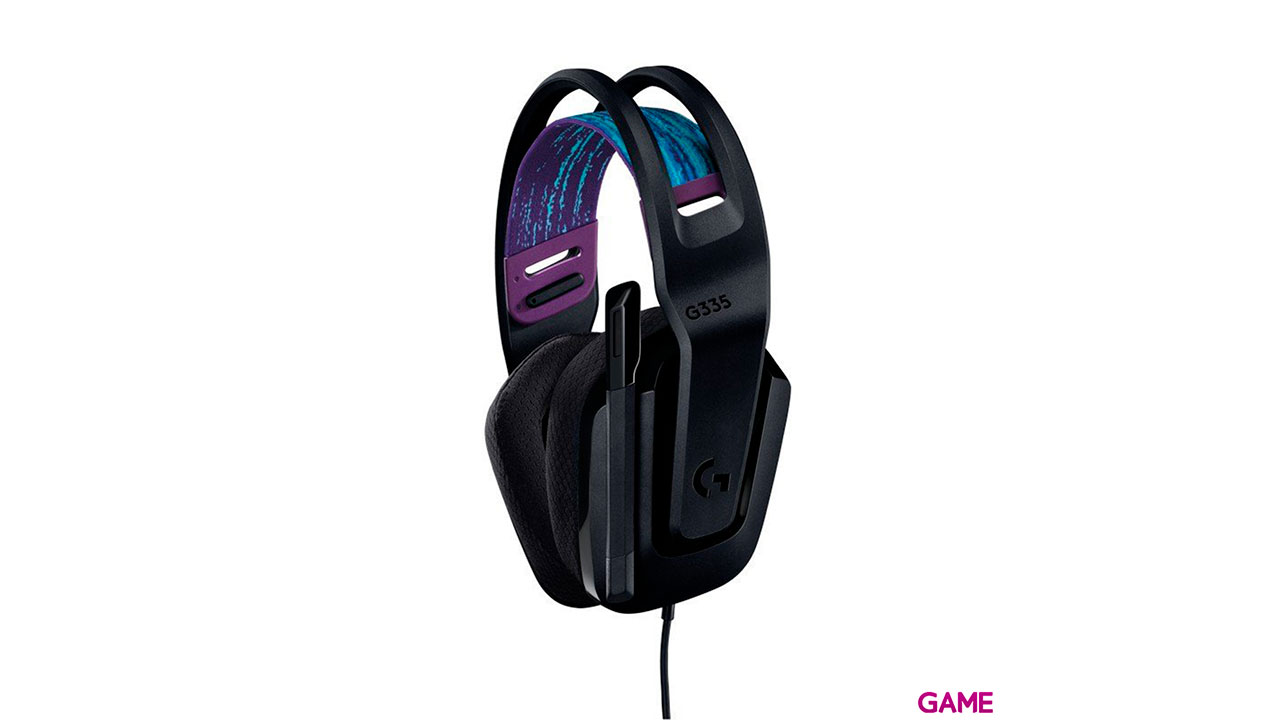 Logitech G335 - 3,5mm - Negro - PC-PS4-PS5-XBOX-SWITCH-MOVIL-Auriculares Gaming-1