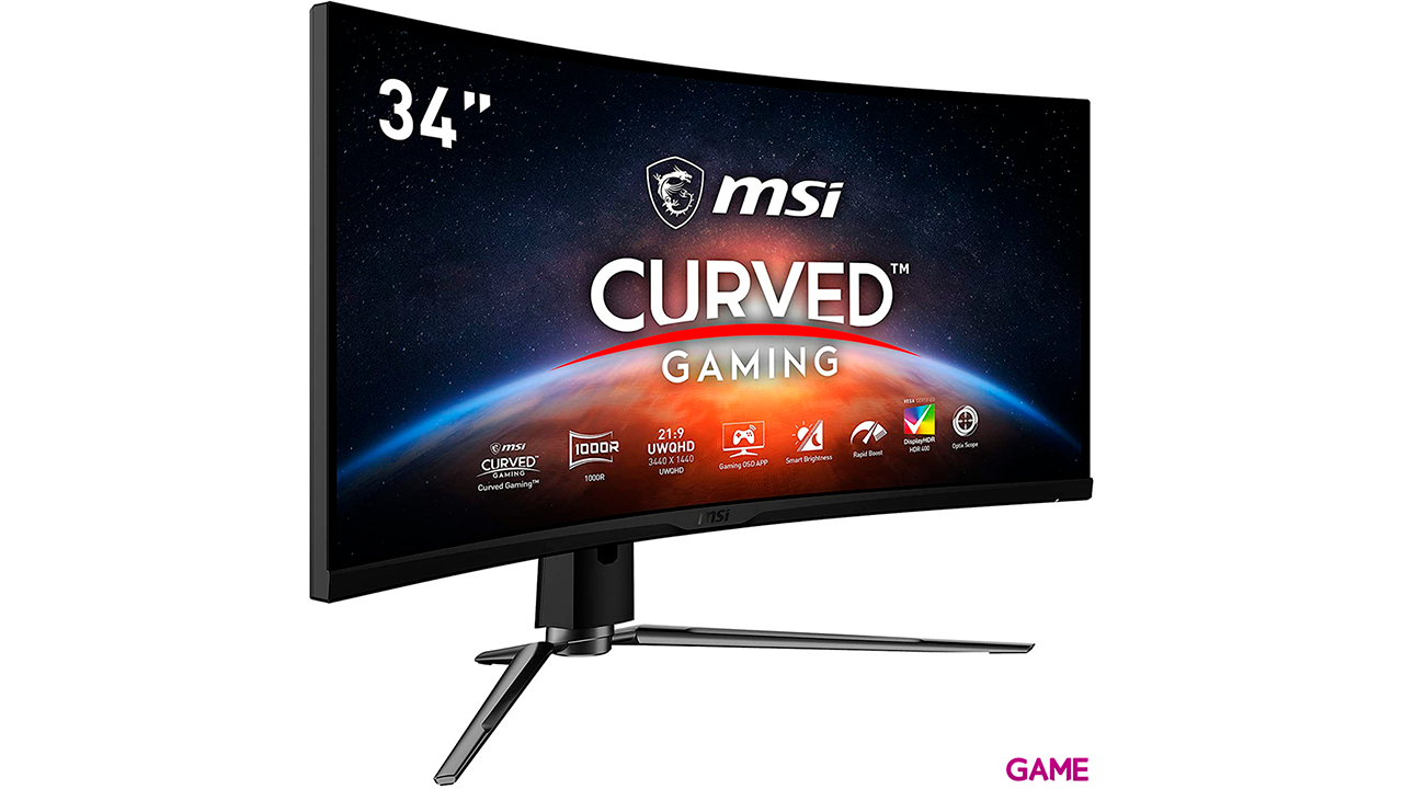 MSI MPG Artymis 343CQR 34´´ - LED - 2K QHD - 165Hz - UltraWide - Curvo - Monitor Gaming-2