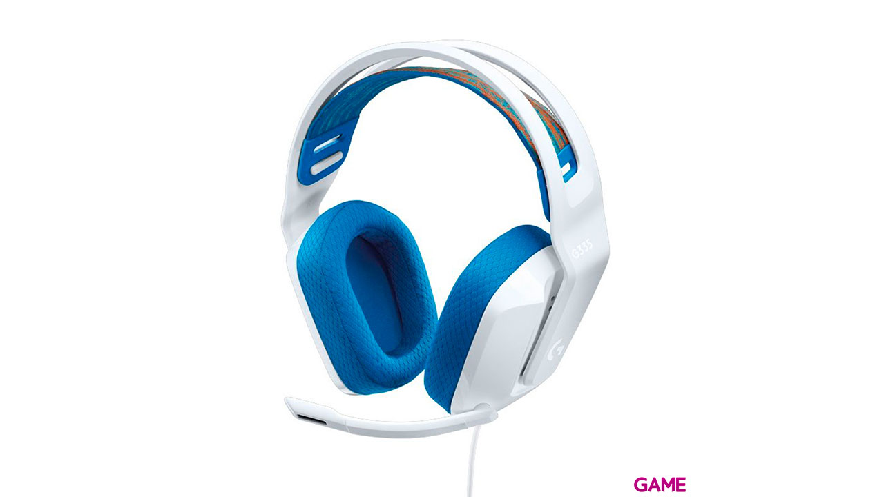Logitech G335 - 3,5mm - Blanco - PC-PS4-PS5-XBOX-SWITCH-MOVIL-Auriculares Gaming-0