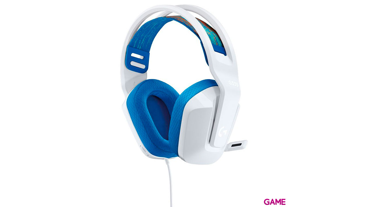 Logitech G335 - 3,5mm - Blanco - PC-PS4-PS5-XBOX-SWITCH-MOVIL-Auriculares Gaming-1