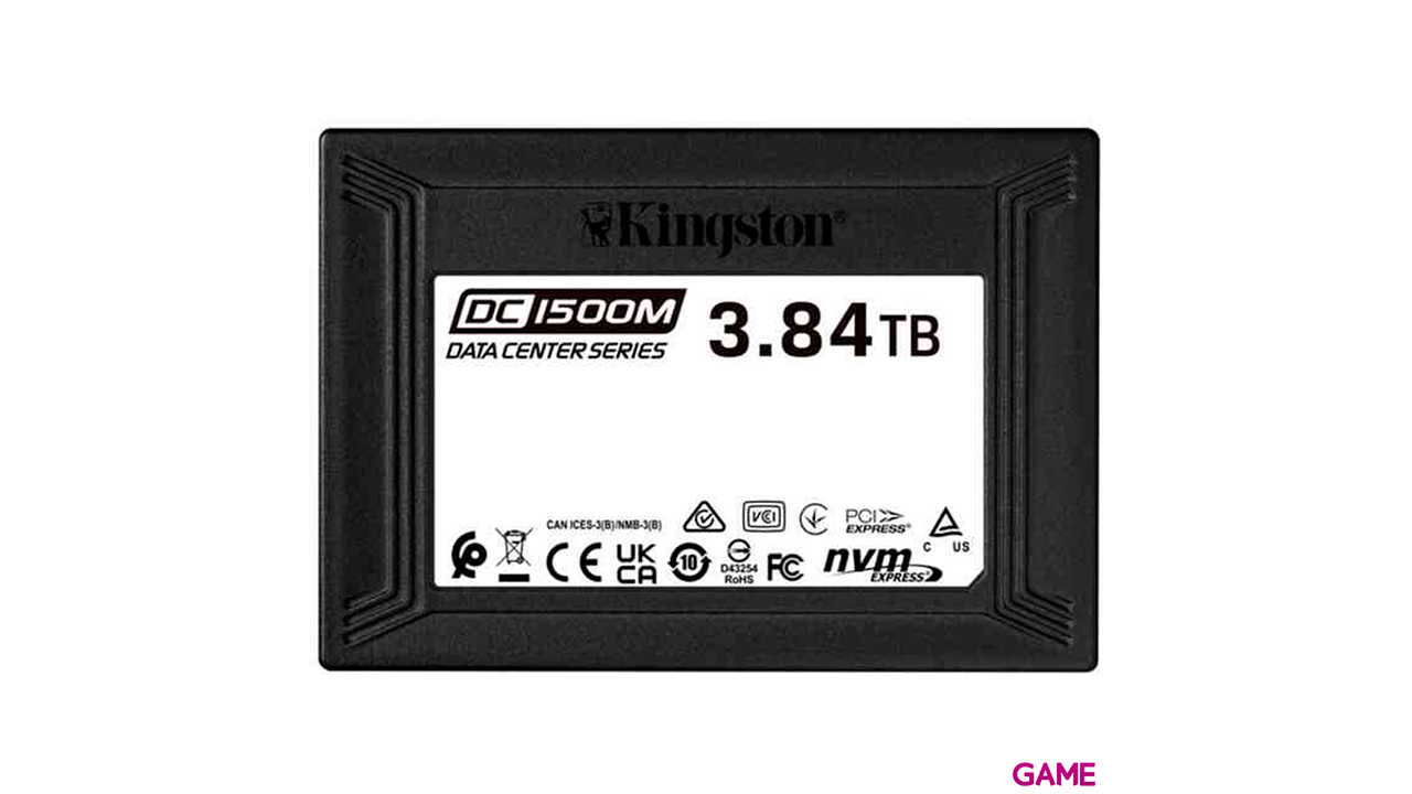 Kingston Technology DC1500M U.2 Enterprise SSD 3840 GB PCI Express 3.0 3D TLC NVMe - Disco Duro-1