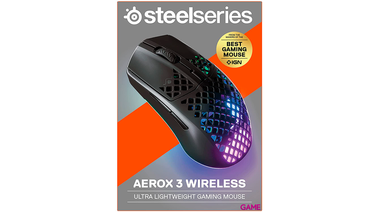 Steelseries Aerox 3 - USB C - Optico - 8500DPI - Raton Gaming-0