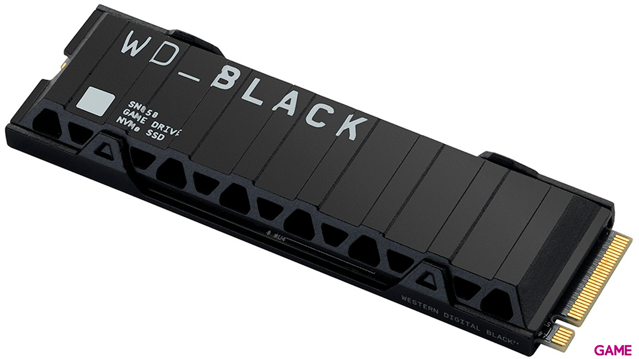 WD_Black SN850 M.2 2TB SSD PCI Express 4.0 NVMe - Con disipador - Compatible con PS5 - Disco Duro Interno-2