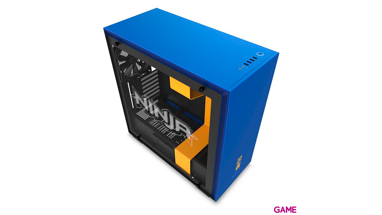 NZXT H700i Ninja Midi Tower Negro Azul - Caja Ordenador-2