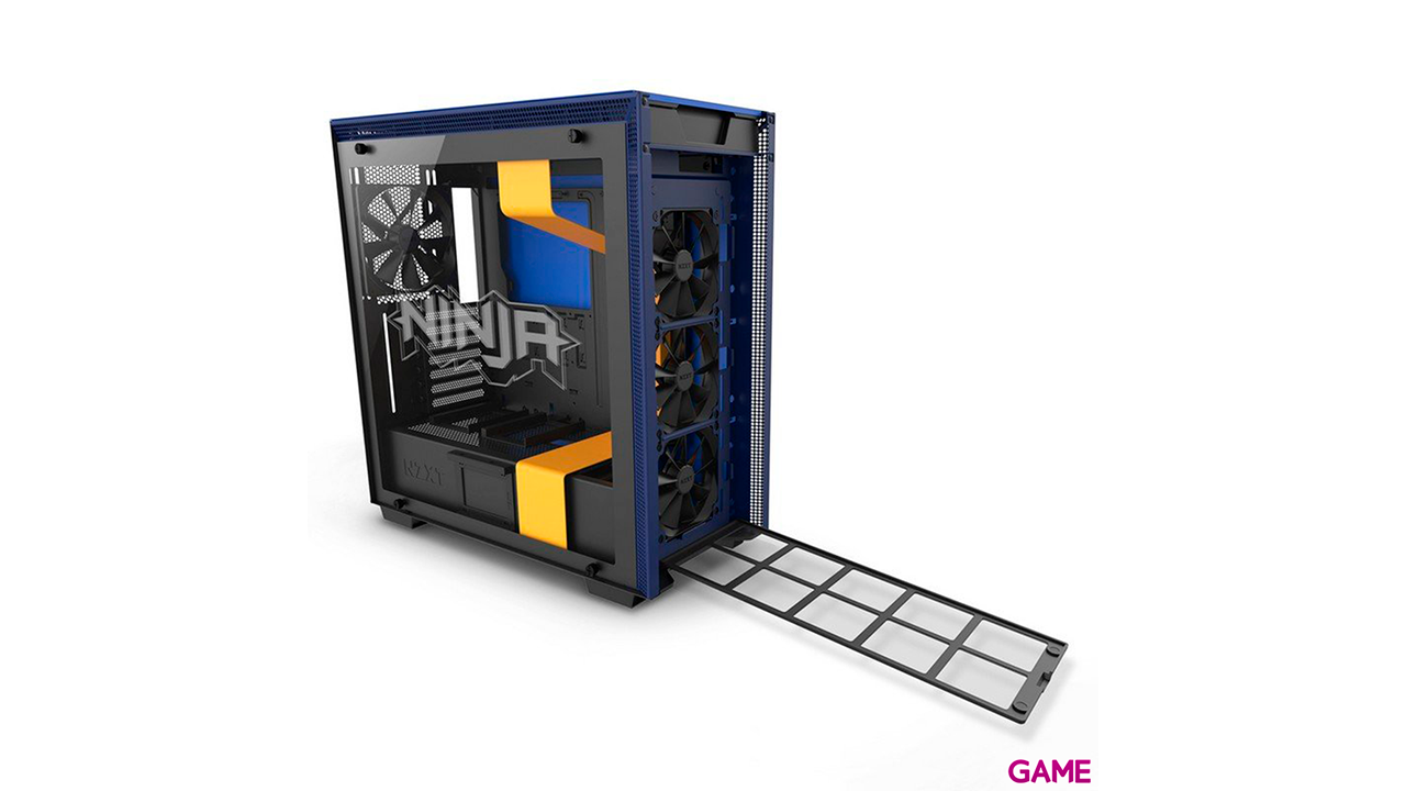 NZXT H700i Ninja Midi Tower Negro Azul - Caja Ordenador-4