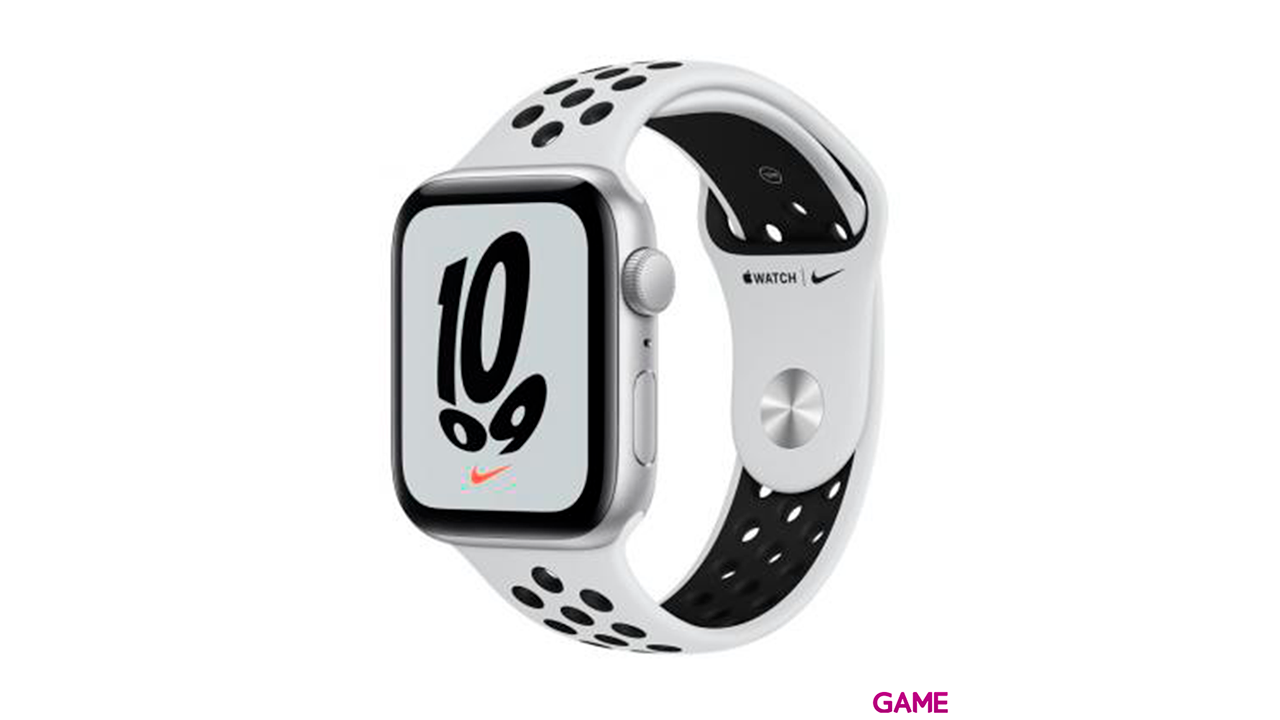 Apple Watch SE Nike 44mm OLED GPS Plata - Reloj Inteligente-0