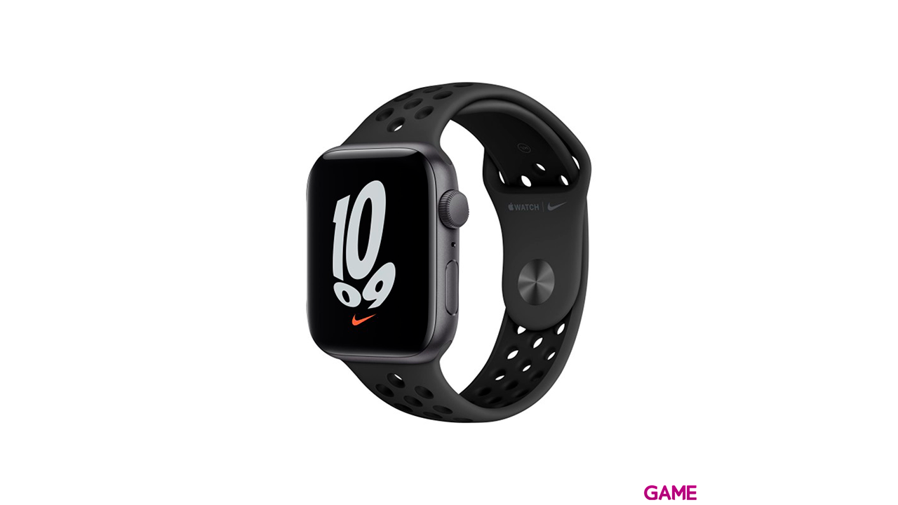 Apple Watch SE Nike 44 mm OLED GPS Gris - Reloj Inteligente-0