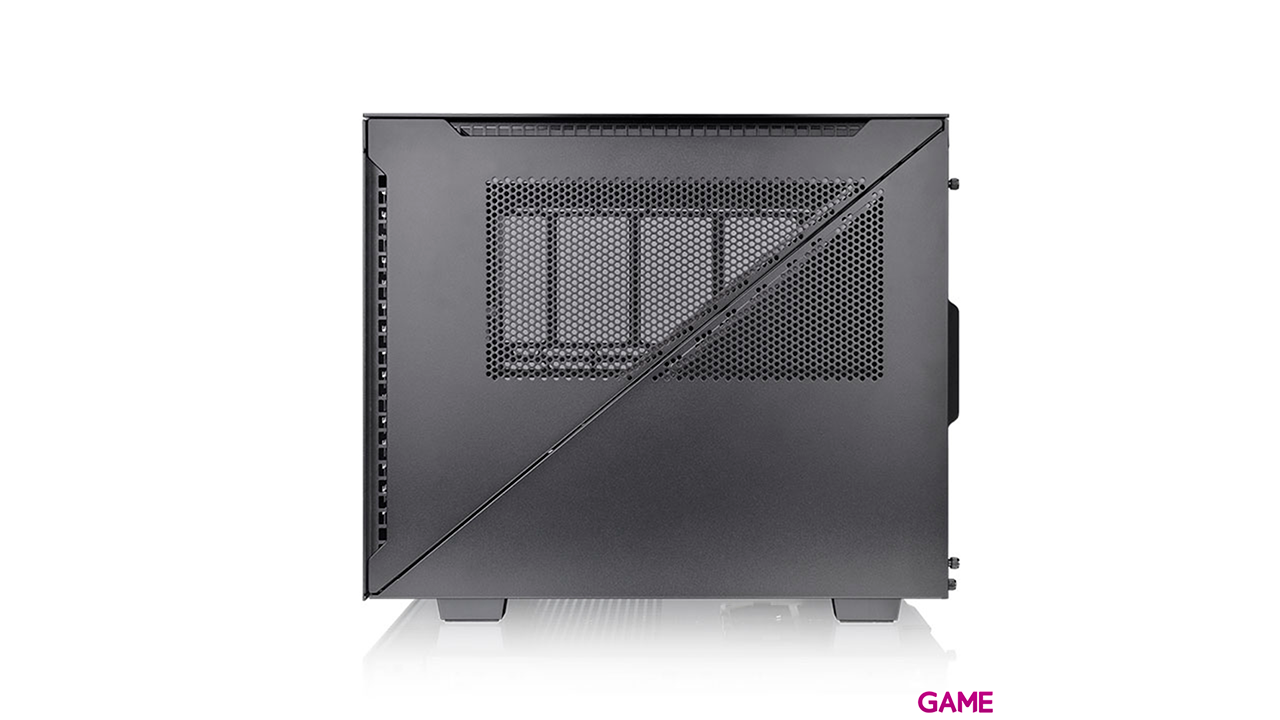 ThermalTake Divider 200 TG Air Torre MicroATX Negra - Caja Ordenador-3