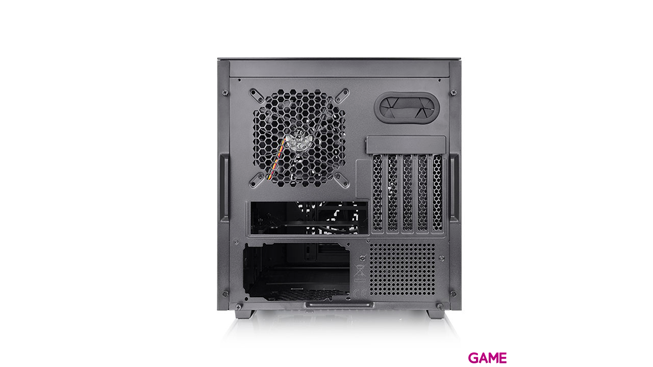ThermalTake Divider 200 TG Air Torre MicroATX Negra - Caja Ordenador-5