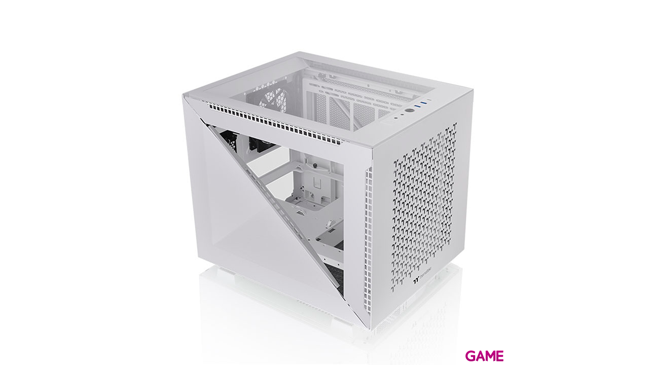 ThermalTake Divider 200 TG Air Torre MicroATX Snow - Caja Ordenador-0